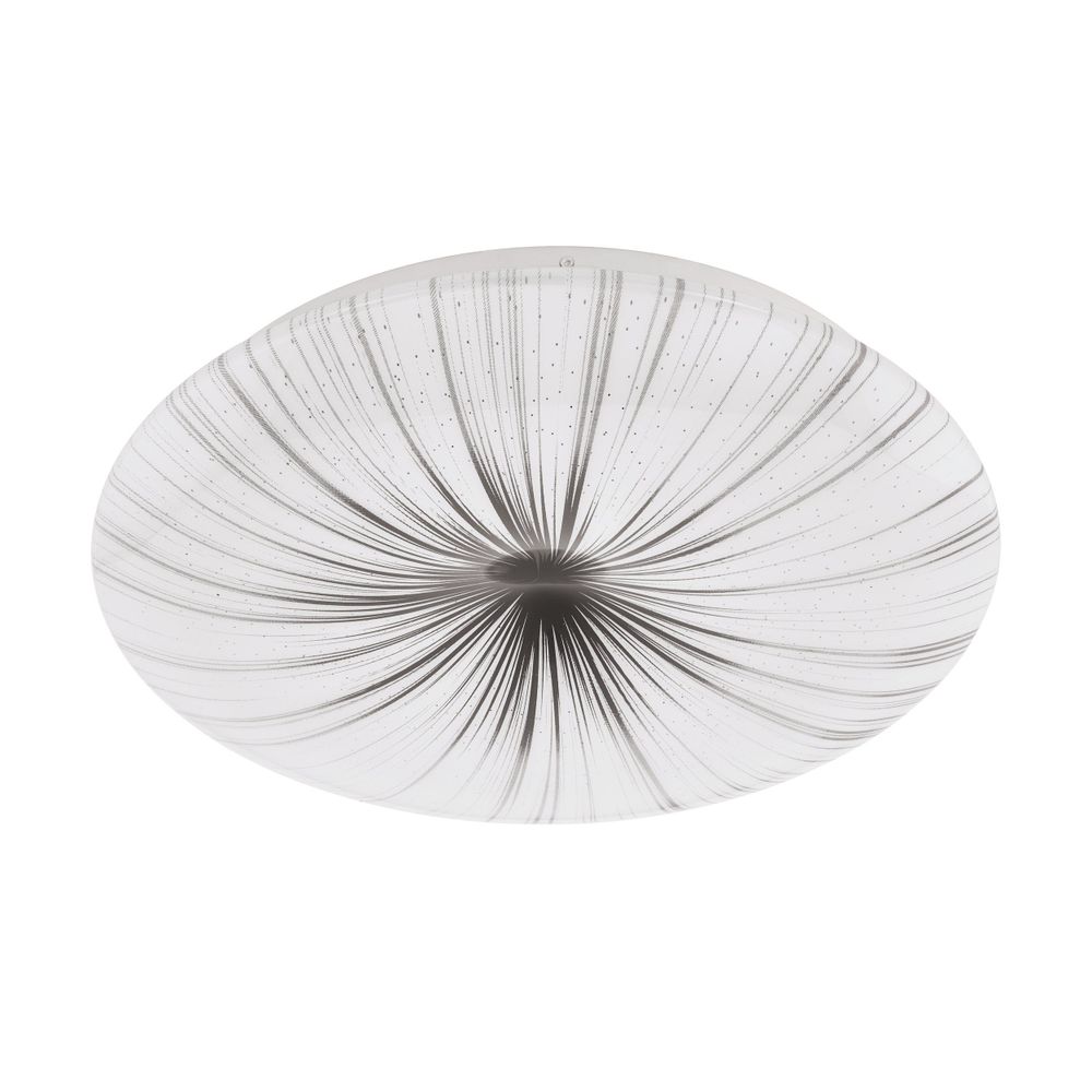 Eglo plafonjera 'NIEVES' LED, 11W, 1350lm, promjer 310mm, bijela/srebrna slika 1