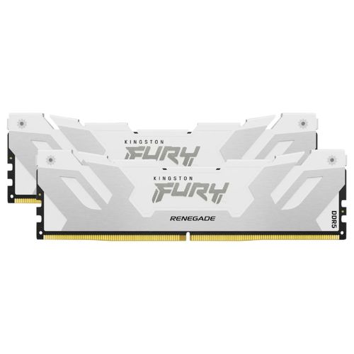 Kingston CUDIMM DDR5 48GB (2x24GB kit) 8400MT/s KF584CU40RWK2-48 FURY Renegade White XMP slika 1