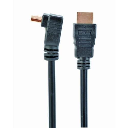 Gembird CC-HDMI490-10 MONITOR Cable, High Speed HDMI 4K with Ethernet, HDMI/HDMI M/M, Gold Plated, 90 degrees angled connector, 3m slika 2