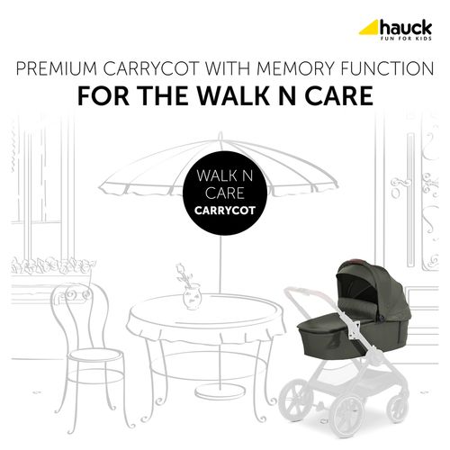 Hauck košara Walk N Care - Dark olive  slika 4