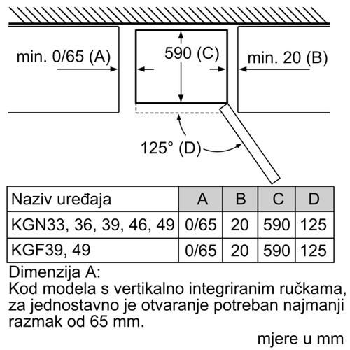 Bosch kombinirani hladnjak KGN36NWEA slika 8