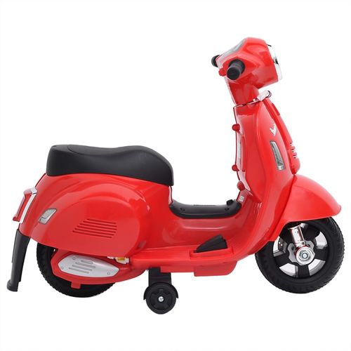Električni motocikl igračka Vespa GTS300 crvena slika 10
