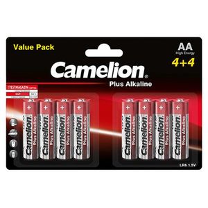 Baterija alkalna Camelion 1.5V AA 8 kom