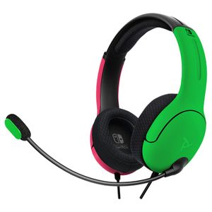 PDP NINTENDO SWITCH WIRED HEADSET LVL40 PINK / GREEN