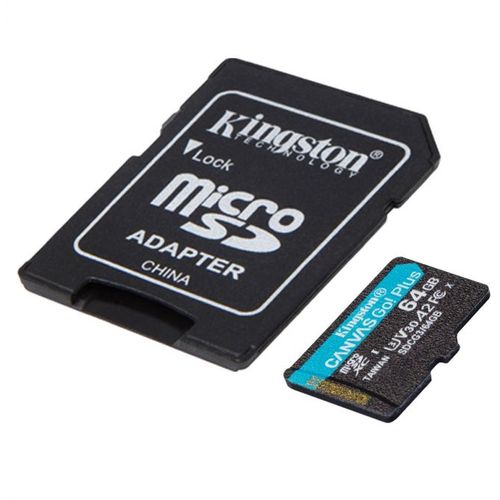 Memorijska kartica + adapt Kingston Canvas Go! Plus microSD 64GB slika 2