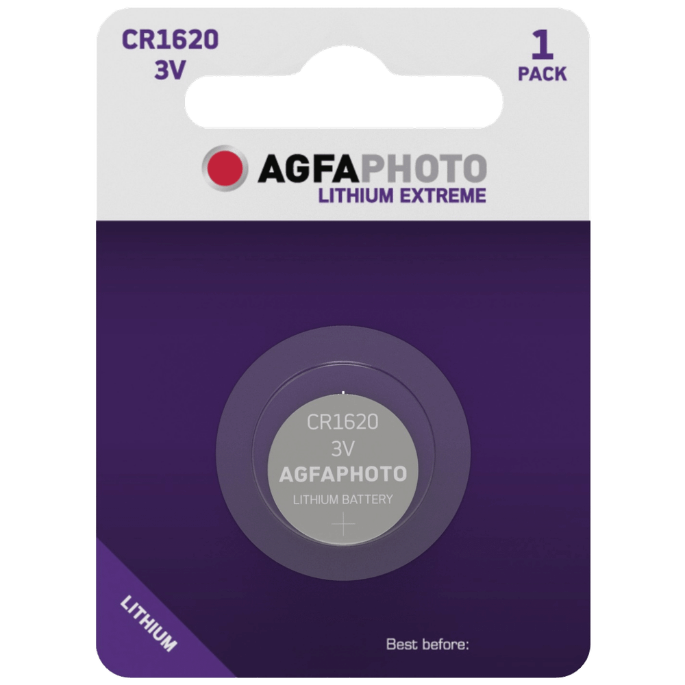 Agfa Baterija litijska CR1620, 3V dugmasta, blister pak. 1 kom. - APCR1620 slika 1