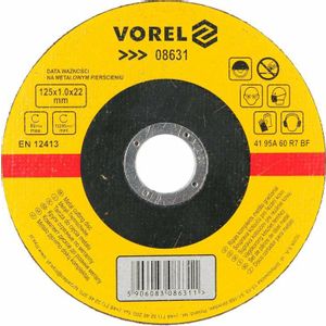 Vorel rezna ploča za metal 125 x 1,0 x 22,2 mm 08631