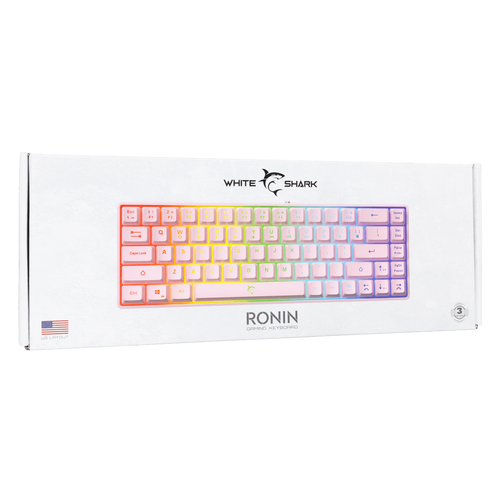 White Shark GK 2201 RONIN Pink, Keyboard - US slika 5