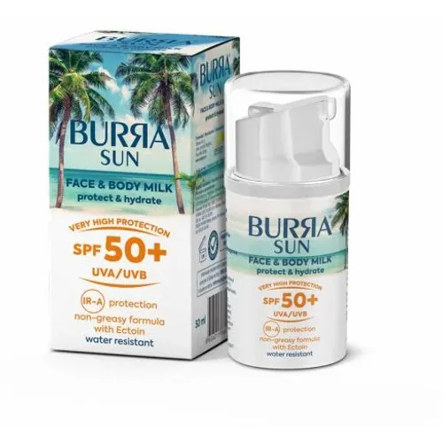 Burra Sun Face&Body milk SPF50+, 50ml slika 1