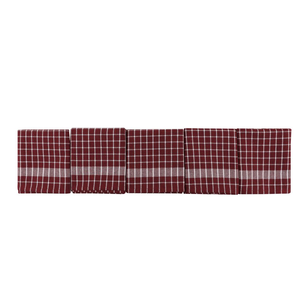 Küp - Set Ručnika za Pranje u Boji Claret Red (10 Komada) slika 4