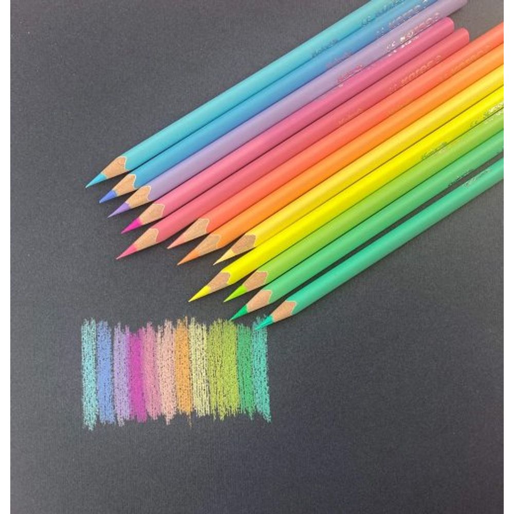 Kores Bojice drvene 12/1 KOLORES PASTEL slika 4
