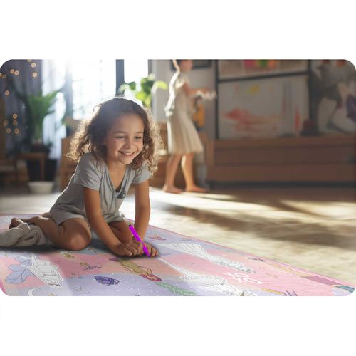 Ricokids model Fashion XXL podloga za bojanje + flomasteri GRATIS 120 x 90 x 0,3 cm slika 7