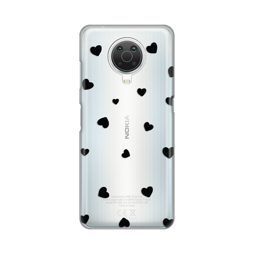 Torbica Silikonska Print Skin za Nokia G10/G20 Hearts slika 1