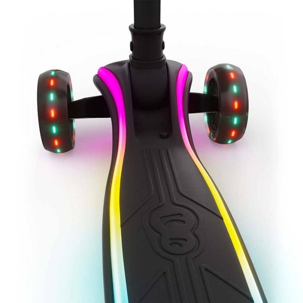 Kinderkraft Romobil sa LED svjetlećim točkovima Raket Up, Black slika 7