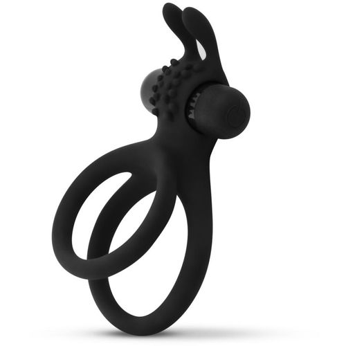 Dvostruki vibrirajući prsten za penis sa zečjim ušima Share Ring slika 2