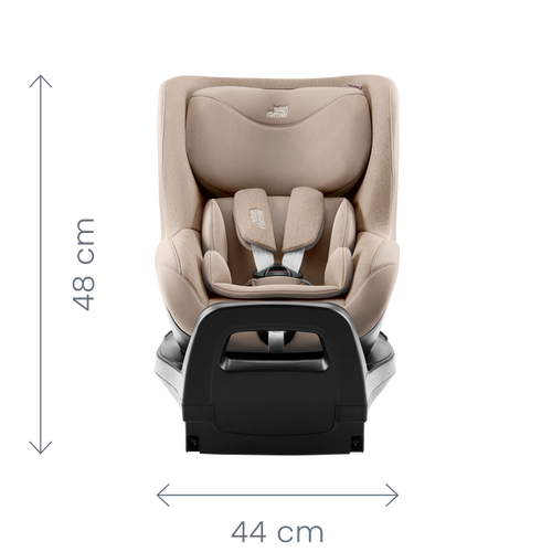 Britax Romer autosjedalica Dualfix Pro M i-Size, Grupa 0+, 1 (0-18 kg) (61-105 cm) - Mineral Grey (Style collection) slika 8