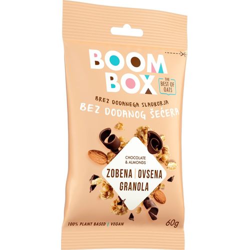 Boom Box Zobena granola Čokolada 60g slika 2