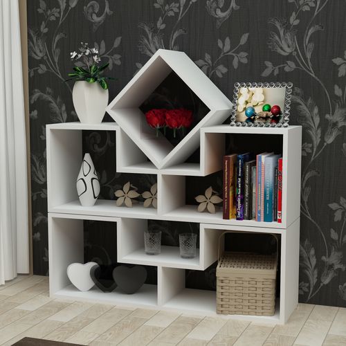 Beled - White White Bookshelf slika 1