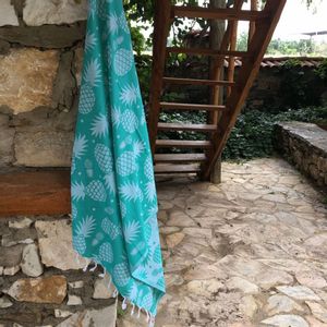 Ananas - Green Green Fouta (Beach Towel)