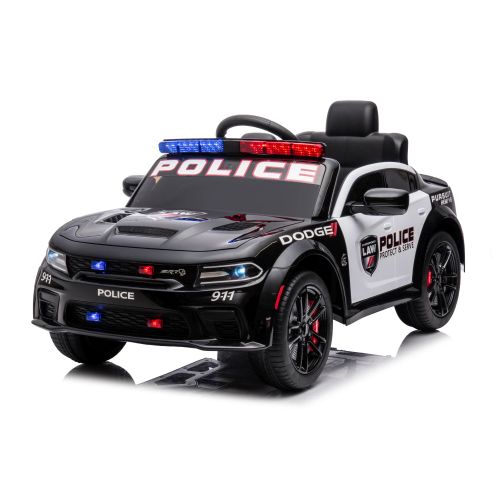 Dodge Charger Police crni - auto na akumulator slika 2