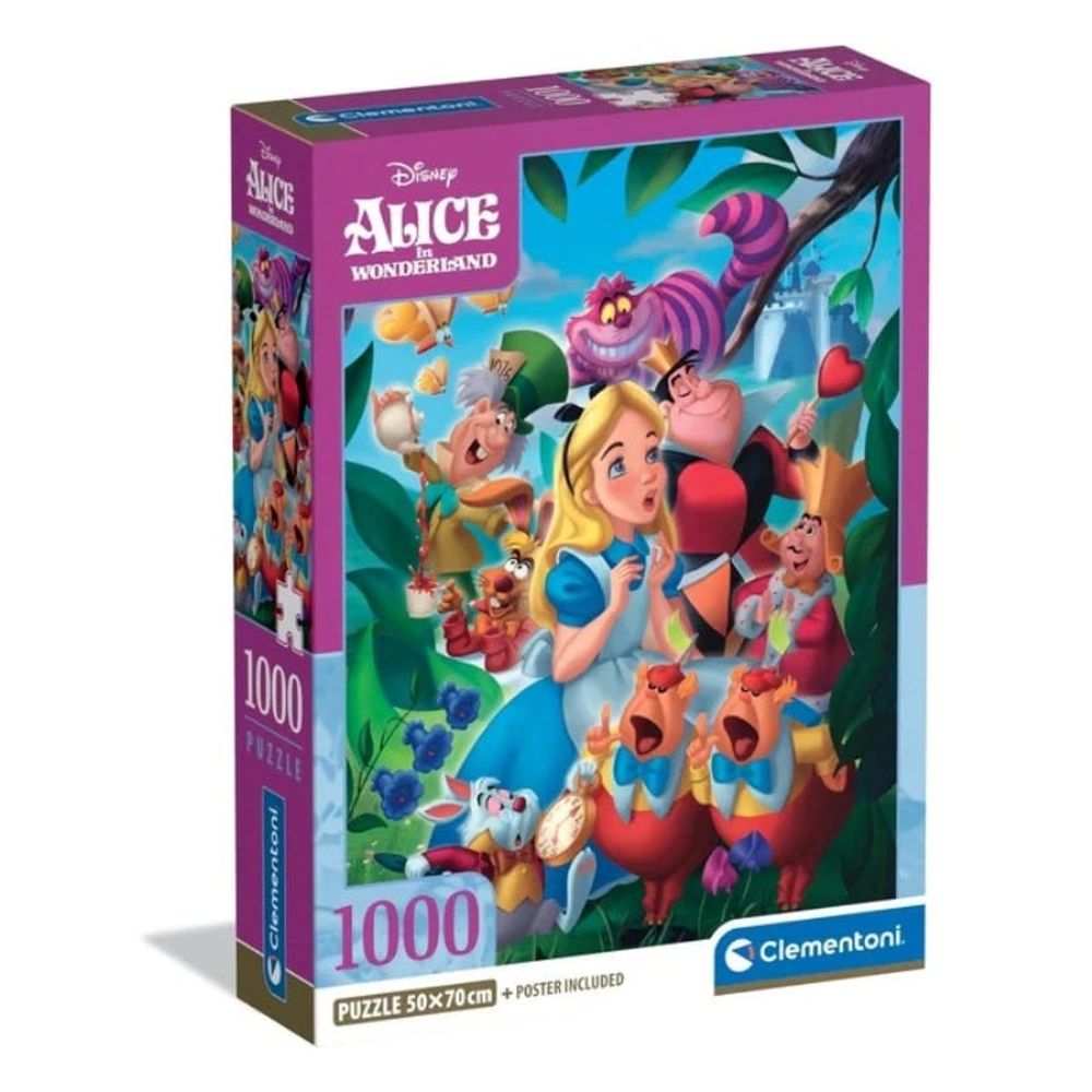 Clementoni CL39952 Puzzle Disney Alisa u zemlji Čuda, 1000kom slika 1