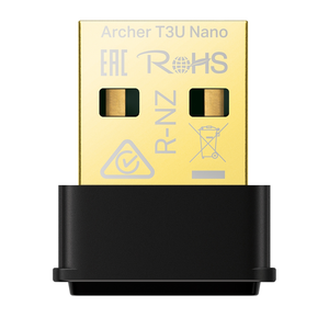 AC1300 Nano Dual Band Wi-Fi USB AdapterSPEED: 867 Mbps at 5 GHz + 400 Mbps at 2.4 GHzSPEC: USB 2.0FEATURE: MU-MIMO