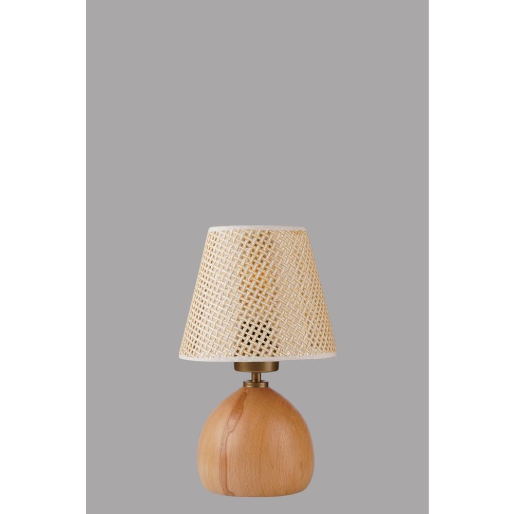 Opviq Stolna lampa 743, bež, hrast slika 3