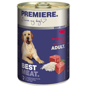 Premiere Dog Best Meat Adult Govedina i Pirinač 400g konzerva