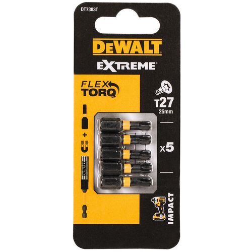 DEWALT NASTAVAK TORX 27/25 EXTREME 5 KOM DT7383T slika 1