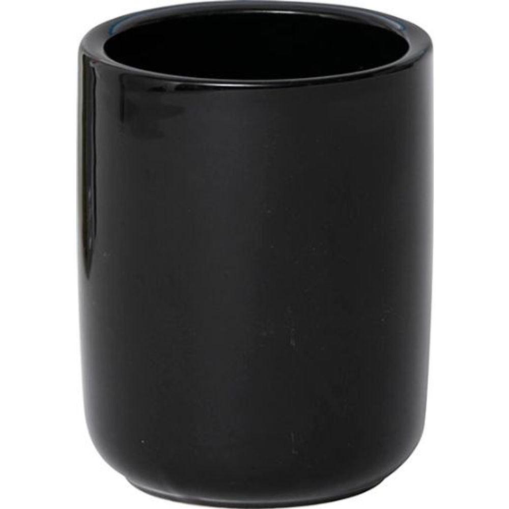 TENDANCE Čaša za četkice Dolomit 10,7x8,3cm Crna slika 1