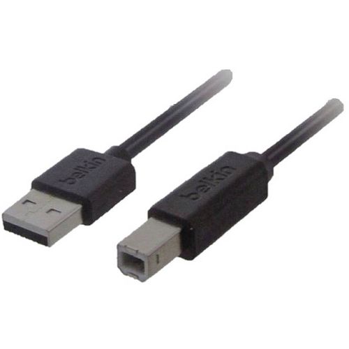 Belkin   [1x muški konektor USB 2.0 tipa a - 1x muški konektor USB 2.0 tipa b] 4.80 m crna pozlaćeni kontakti, UL certificiran Belkin USB kabel USB 2.0 USB-A utikač, USB-B utikač 4.80 m crna pozlaćeni kontakti, UL certificiran F3U154BT4.8M slika 3