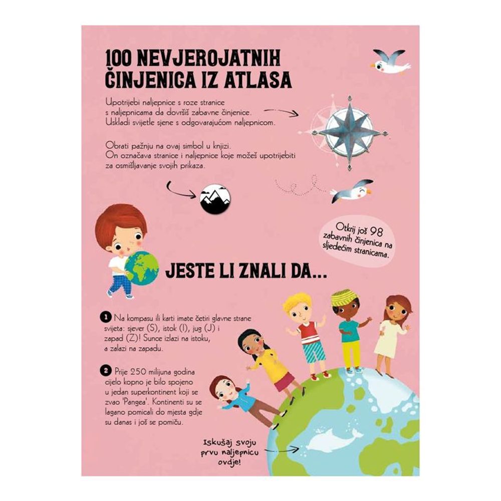 ODEON Kids 100 Zapanjujućih činjenica iz atlasa slika 2