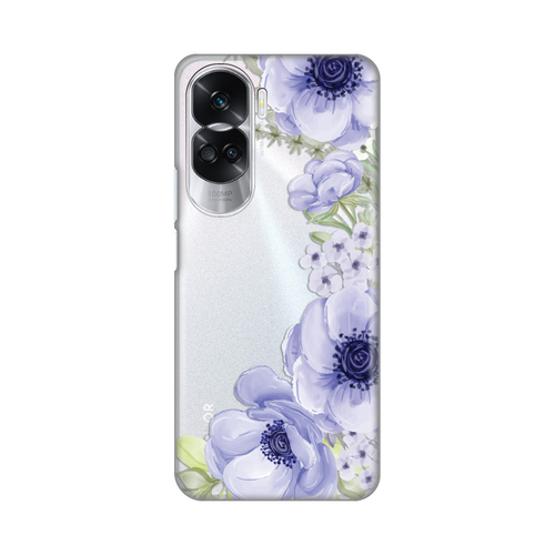 Torbica Silikonska Print Skin za Honor 90 Lite Blue Roses slika 1