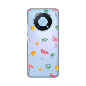 Torbica Silikonska Print Skin za Huawei Nova Y90 Flamingo