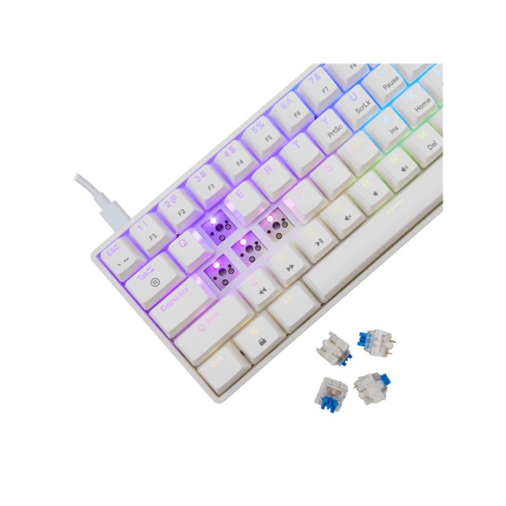 WHITE SHARK Mehanička tastatura GK-004221 SHINOBI-2 / US, plavi prekidači slika 2