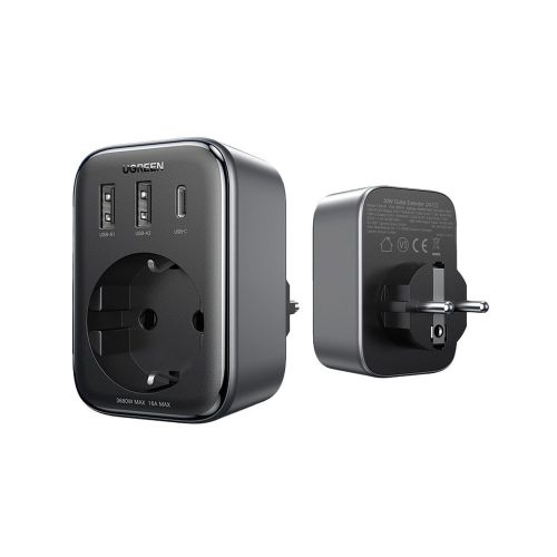 Ugreen Nexode 4u1 USB utičnica 30W s 2xUSB, 1xUSB-C i Quick Charge slika 1