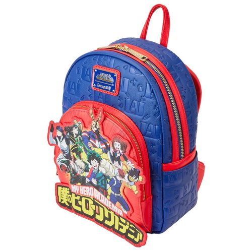 Loungefly My Hero Academia Grupa Ruksak s Utisnutim Logom 26cm slika 3