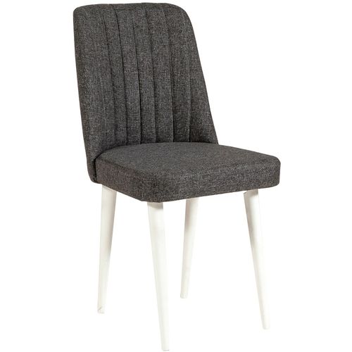 Woody Fashion Set stola i stolica (4 komada), Vina 1053 - 3 - Anthracite, White slika 10