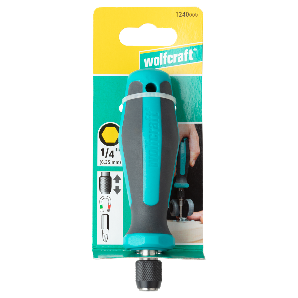 Wolfcraft Odvijač / Ručka Za Bit Nastavke Magnetna 128 mm – 1240000 slika 6