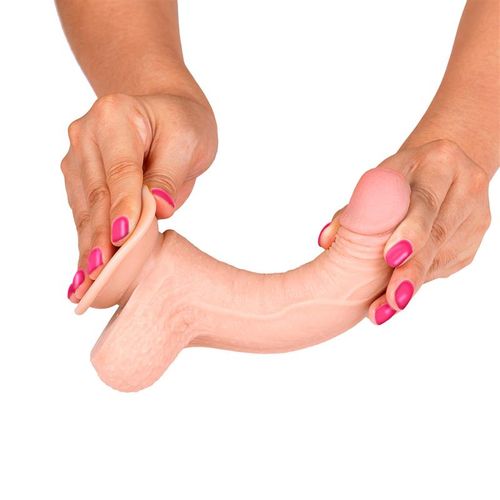 Liketrue Slidy realistični dvoslojni dildo 17,8cm slika 38