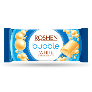 Roshen bijela čokolada s mjehurićima 80g