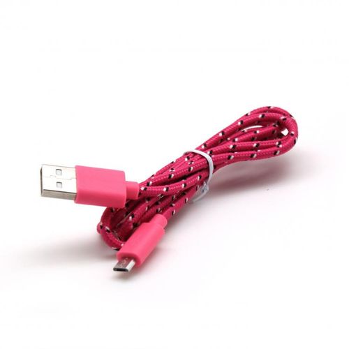 KABEL SBOX USB->MICRO USB 1M Pink slika 5