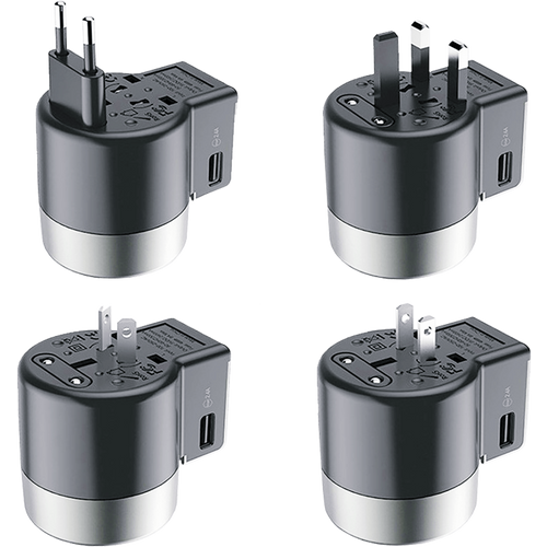 hoco. Punjač kućni, univerzalni, EU/UK/US/AU, 2 x USB,2.5 A - AC4 Dual port rotating charging slika 3