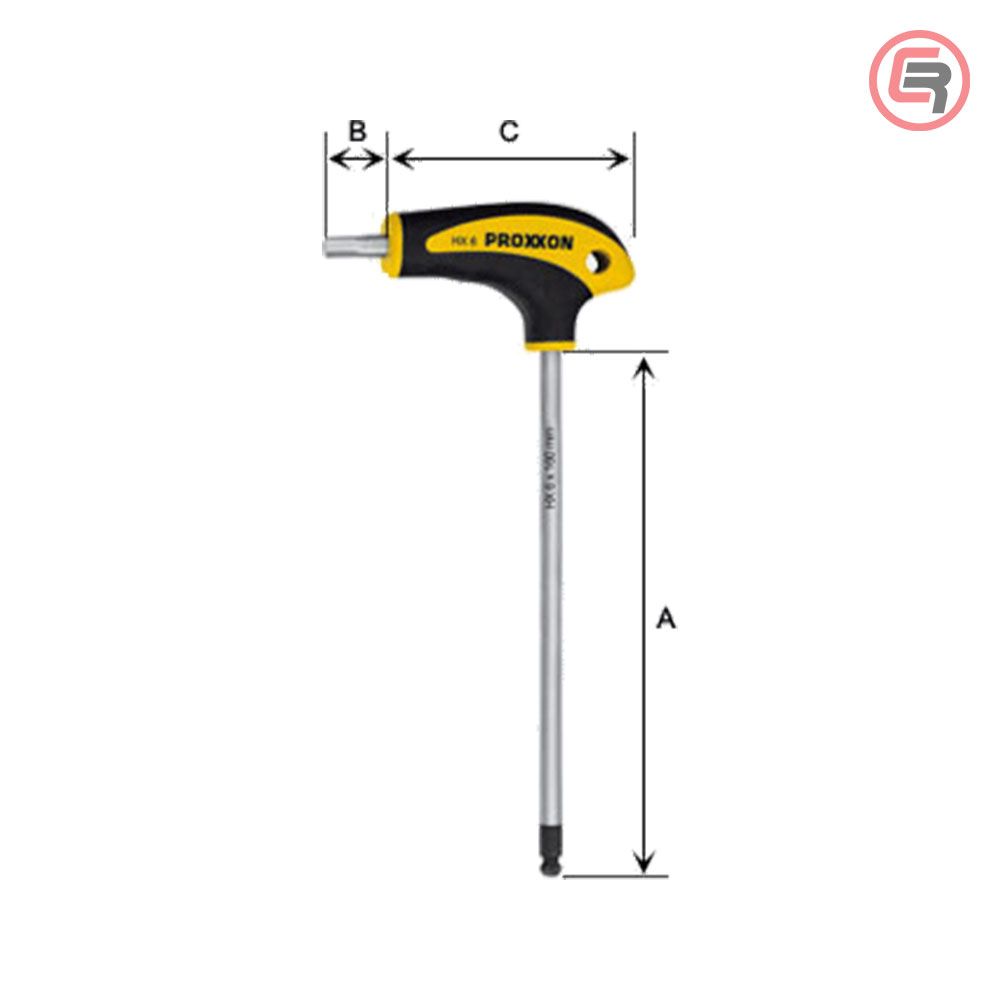 Proxxon Ključ Imbus HX 5 x 160 mm L-ručica - 22410 slika 2