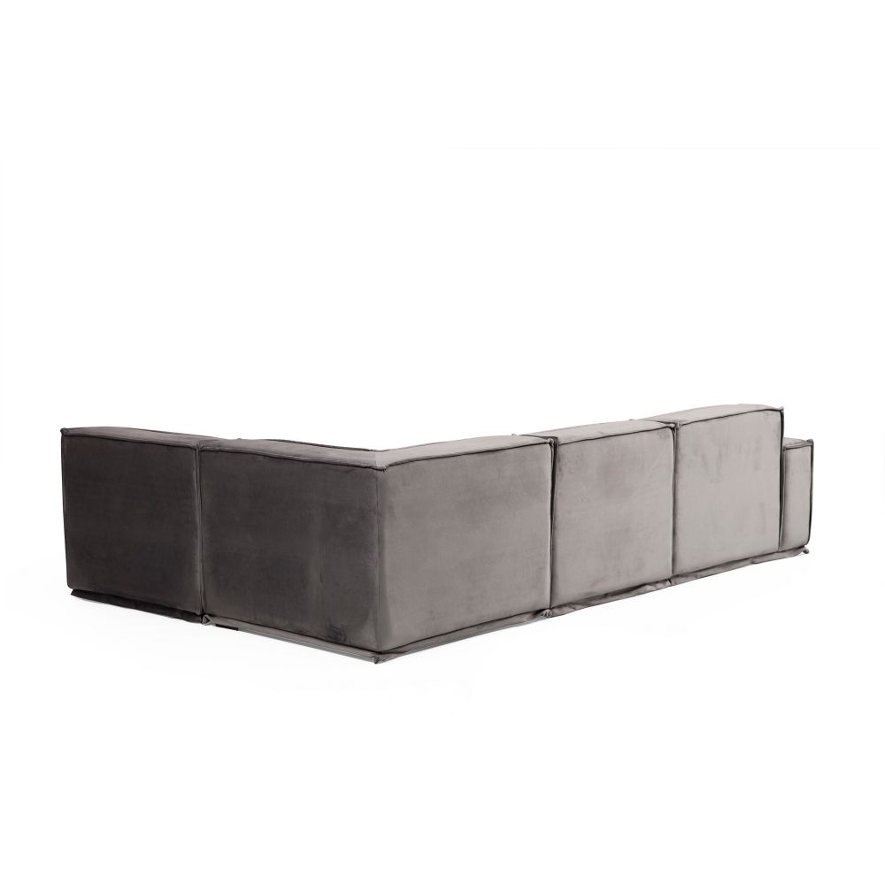 Lego Corner 6 (L1-O1-C-O1) Sivi Kutni Sofa slika 4