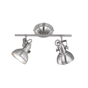 GINA SPOT LAMPA/2 NIKEL MAT