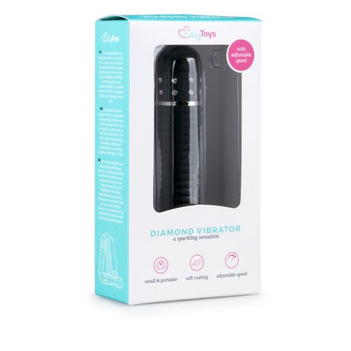 Love Diamond vibrator - crni slika 3