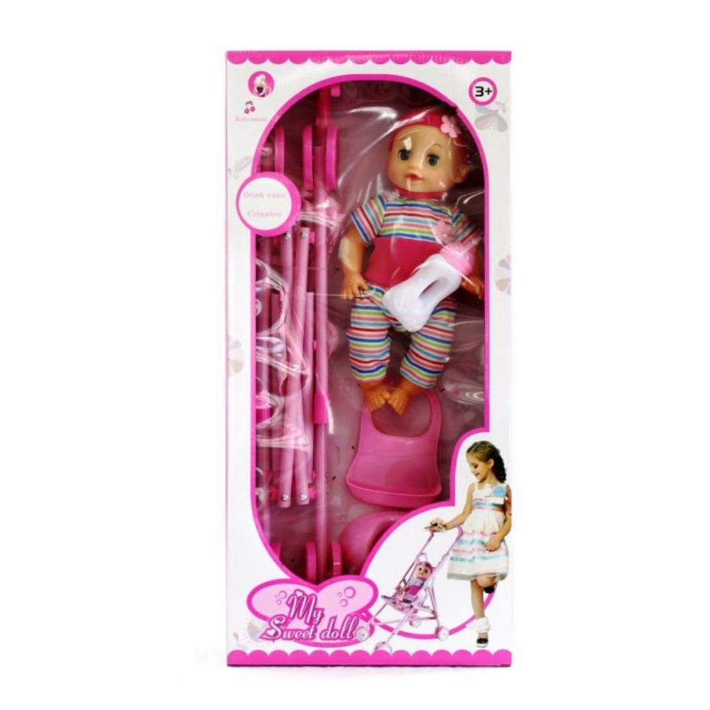 My Sweet Doll Beba u setu sa kolicima slika 1