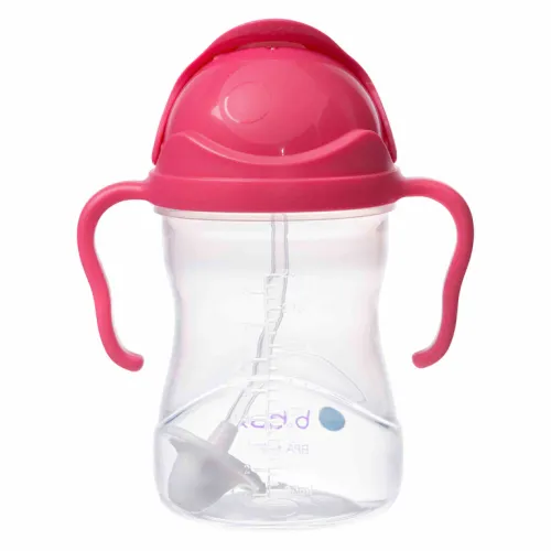 b.box Sippy cup bočica sa slamkom - raspberry slika 1