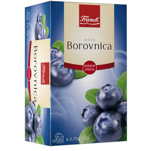 Franck filter čaj borovnica 55g omot